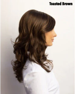 Brittany Wig By Amore | Double Mono Top -Wig Promotion Sale 2538 Brittany Toasted Brown sd