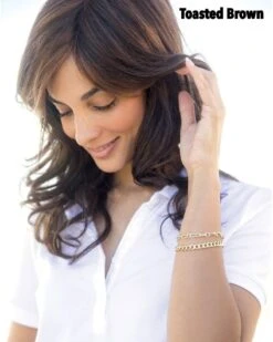 Brittany Wig By Amore | Double Mono Top -Wig Promotion Sale 2538 Brittany ToastedBrn 1