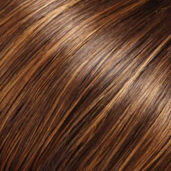 EasiPart XL Topper French 12" | Remy Human Hair -Wig Promotion Sale BROWN WITH LITE RED GOLD BLONDE HIGHLIGHTS TIPS 6F27 388fe4ab 863f 4944 8617 bfa103256e2e