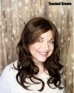 Brittany Wig By Amore | Double Mono Top -Wig Promotion Sale Brittanytoastedbrown1