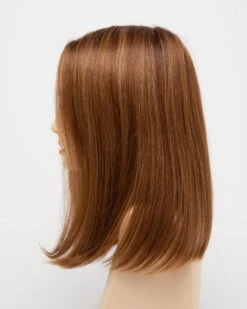 Chelsea Wig By Envy | Mono Top | Human Hair | Synthetic Blend -Wig Promotion Sale ChealseaLeftSide CreamedCoffee