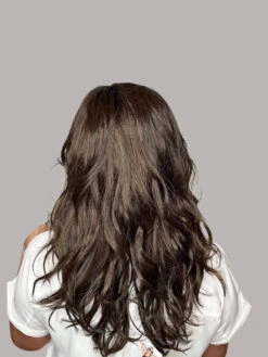 Arrow Wig By Ellen Wille | Mono Part -Wig Promotion Sale ELLENWILLEARROWChocolateRootedBack