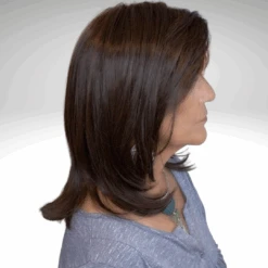 Luna Wig By Ellen Wille | Mono Crown -Wig Promotion Sale EWLUNADarkChocolateMixSide