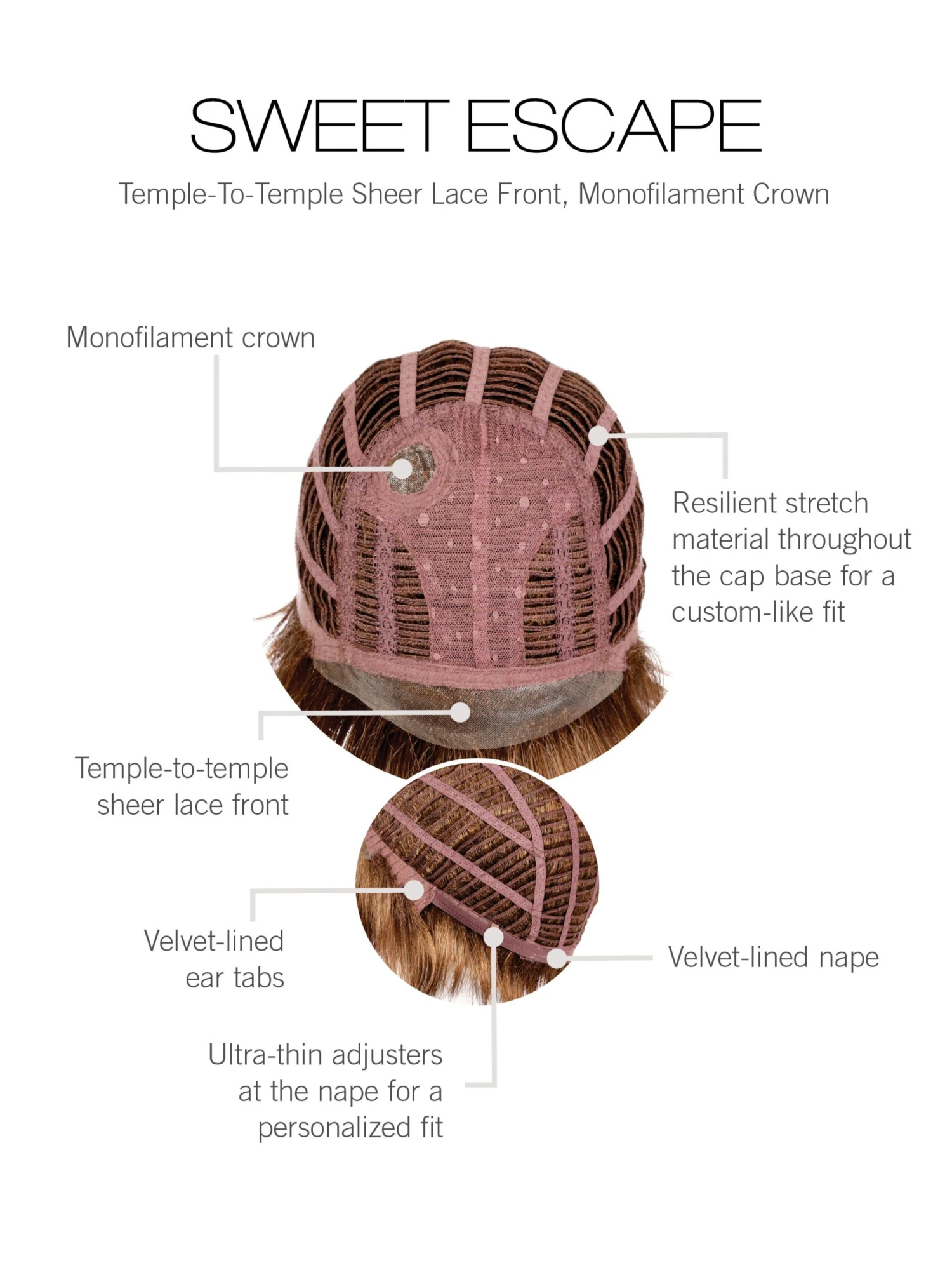 Sweet Escape Wig By Gabor | Mono Crown 17 Sweet Escape Wig By Gabor | Mono Crown - Image 15