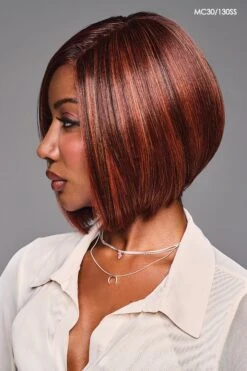 Hailey Wig By Kim Kimble | Heat-Friendly Synthetic 27 Hailey Wig By Kim Kimble | Heat-Friendly Synthetic -Wig Promotion Sale KK Hailey Model Side3