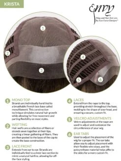 Krista Wig By Envy | Mono Top | Human Hair | Synthetic Blend 41 Krista Wig By Envy | Mono Top | Human Hair | Synthetic Blend -Wig Promotion Sale Krista