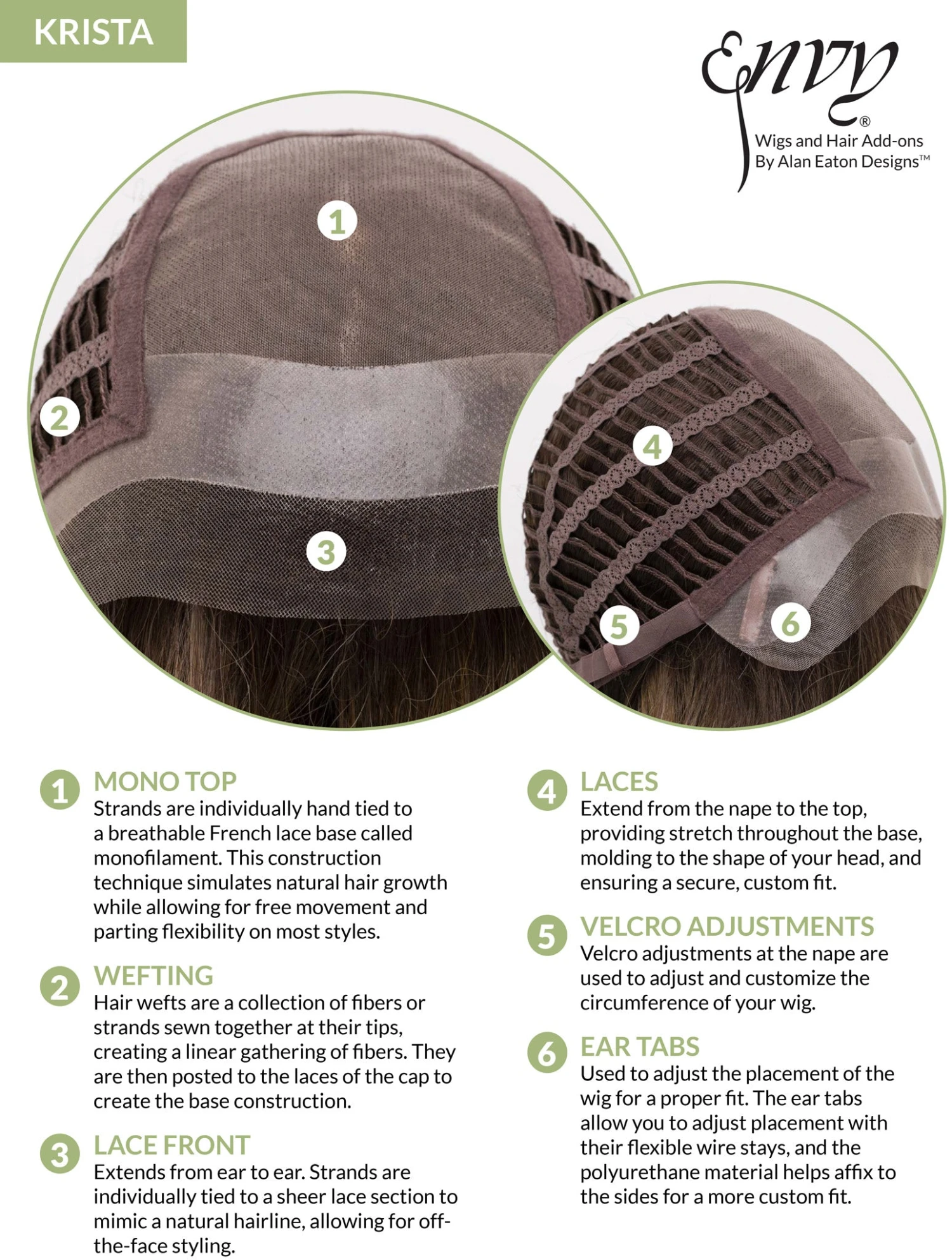 Krista Wig By Envy | Mono Top | Human Hair | Synthetic Blend 22 Krista Wig By Envy | Mono Top | Human Hair | Synthetic Blend - Image 20