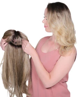 Clearance Topper | Lace Front Mono Top Bangs 19 Topper By BelleTress | Mono Part -Wig Promotion Sale LACEFRONTMONOTOPBANGS19 brownsugarsweetcream4 61db377b 93bb 4b03 a8ac 95d26b50ccf5