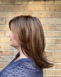 Luna Wig By Ellen Wille | Mono Crown -Wig Promotion Sale Lunachocolateshadedside1