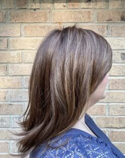 Luna Wig By Ellen Wille | Mono Crown -Wig Promotion Sale Lunachocolateshadedside2