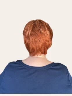 Paula Wig By Envy | Human Hair/Synthetic Blend -Wig Promotion Sale Paula Envy LighterRed Back