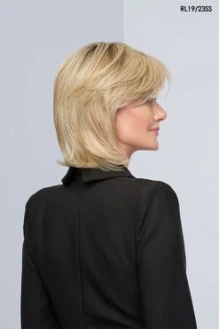 Black Tie Chic Wig By Raquel Welch | Heat-Friendly Synthetic 24 Black Tie Chic Wig By Raquel Welch | Heat-Friendly Synthetic -Wig Promotion Sale RW BlackTieChic Model1 Side1