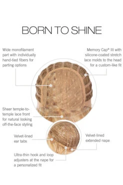 Born To Shine Wig By Raquel Welch | Heat-Friendly Synthetic -Wig Promotion Sale RW BornToShine CapConstruction