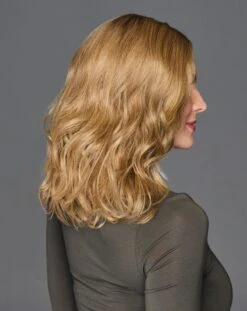 Top Billing Wavy 14" Topper By Raquel Welch | Mono Top -Wig Promotion Sale RW TopBilling14 Model Side2
