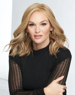 Wavy Day Wig By Raquel Welch | Mono Top -Wig Promotion Sale RW WavyDay Model Front2