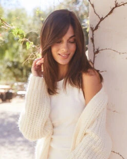 Remy Human Hair Topper 14" By Amore | Mono Top -Wig Promotion Sale Remy14TPDarkChocolate1