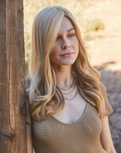 Remy Human Hair Topper 14" By Amore | Mono Top -Wig Promotion Sale RemyTP14GoldenWheat2