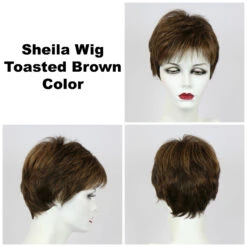 Sheila Petite Wig By Godiva's Secret Wigs 21 Sheila Petite Wig By Godiva's Secret Wigs -Wig Promotion Sale Sheila Toasted Brown 54797.1458852682.1280.1280