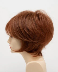 Whitney Wig By Envy | Human Hair | Synthetic Blend -Wig Promotion Sale WhitneyLeftSide LighterRed