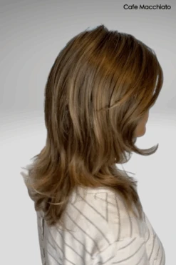 Jodie Wig By Rene Of Paris | Synthetic -Wig Promotion Sale cROP JODIE CaffeMacchiatoSIDE