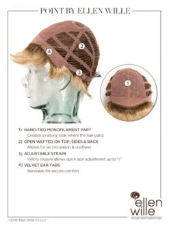 Point Wig By Ellen Wille | Mono Crown -Wig Promotion Sale ewpoint 15 lg